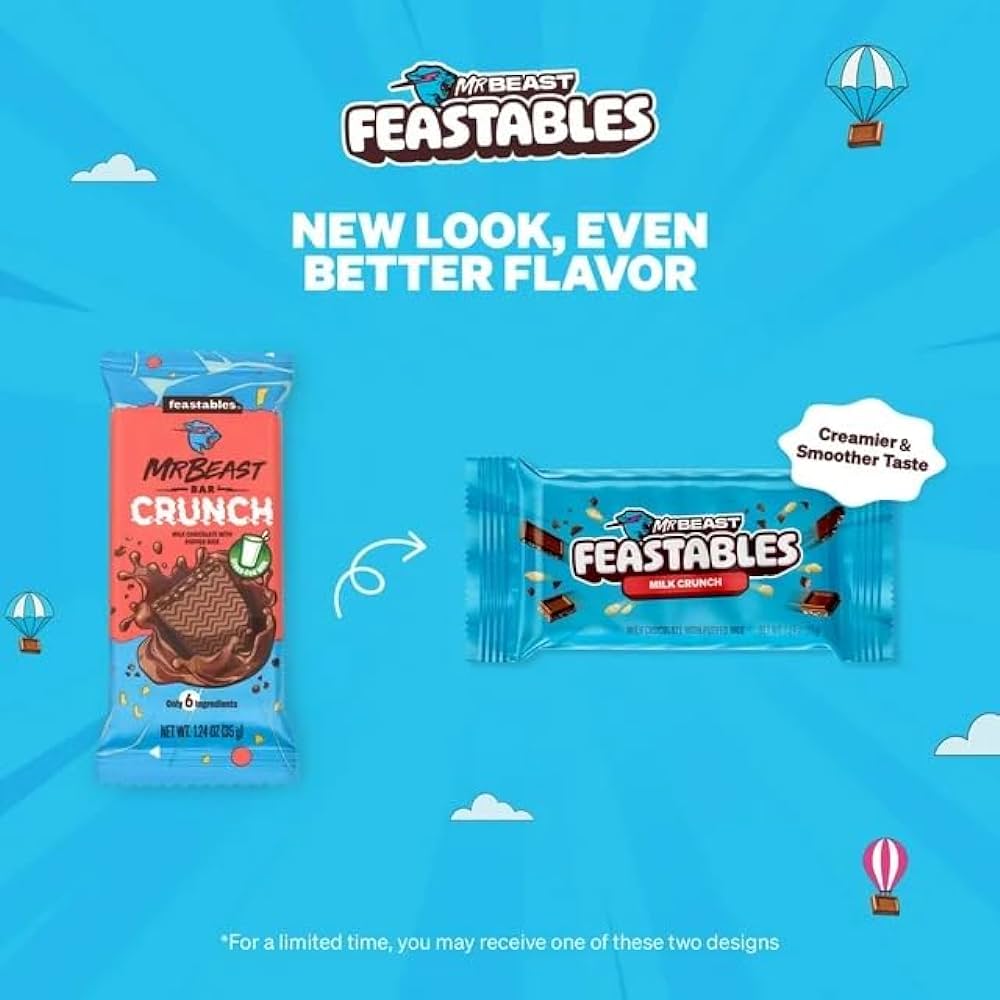 Feastables MrBeast 35g Milk Crunch