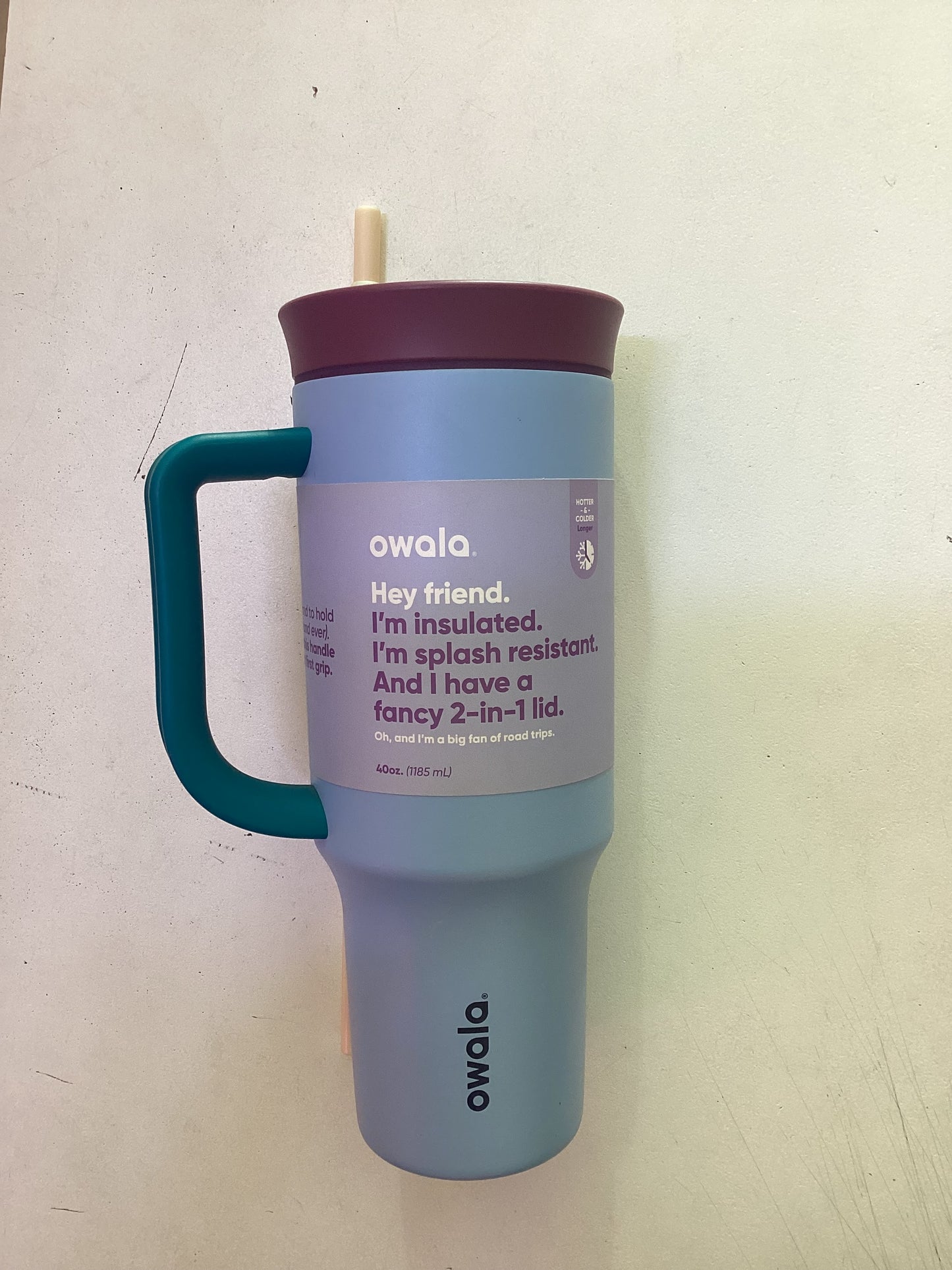 Owala Tumbler 40 oz azulados