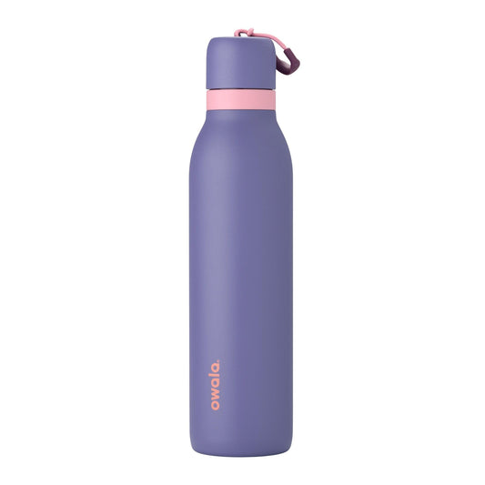 Owala FreeSip Twist 24 oz azul con rosa