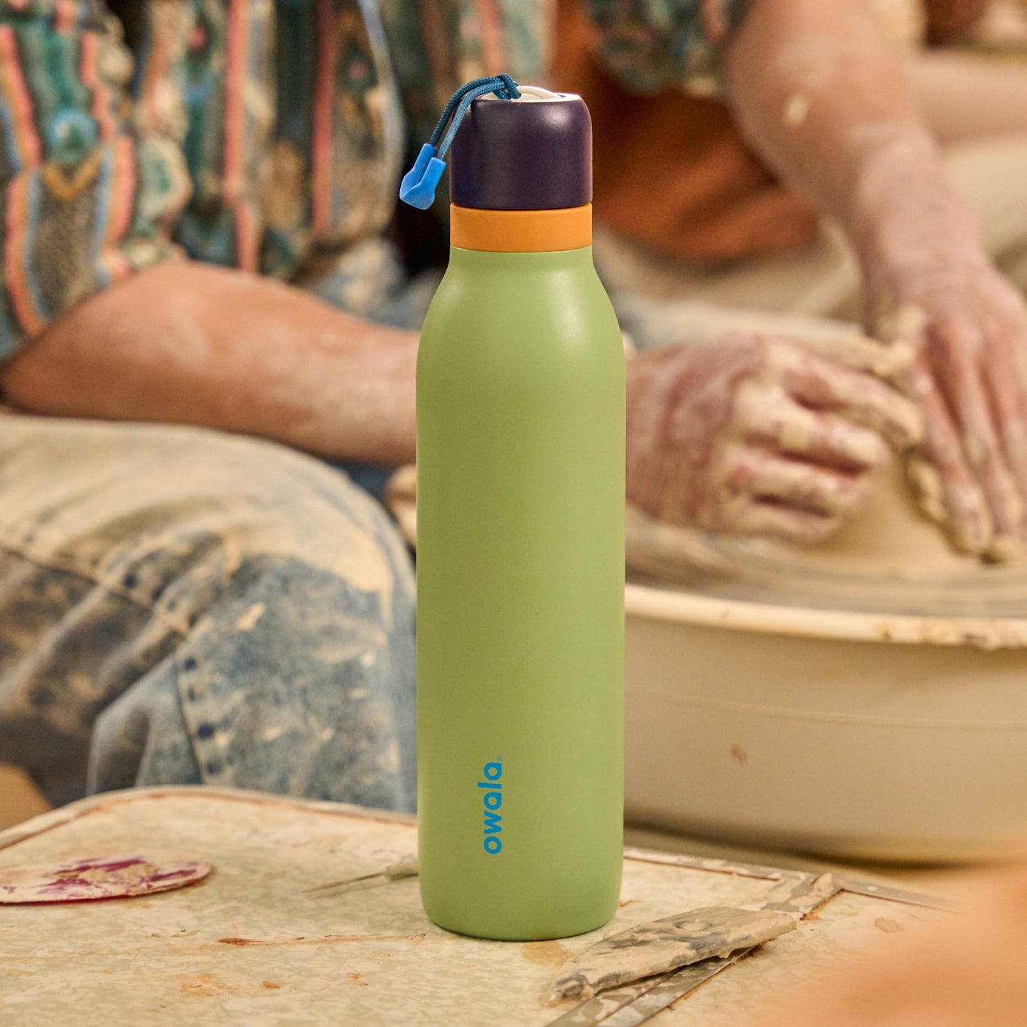 Owala FreeSip Twist 24 oz verde