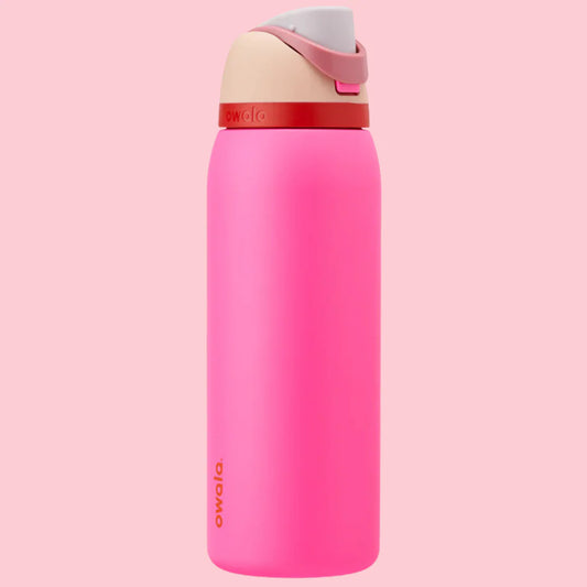 Owala FreeSip 40 oz rosa fuerte