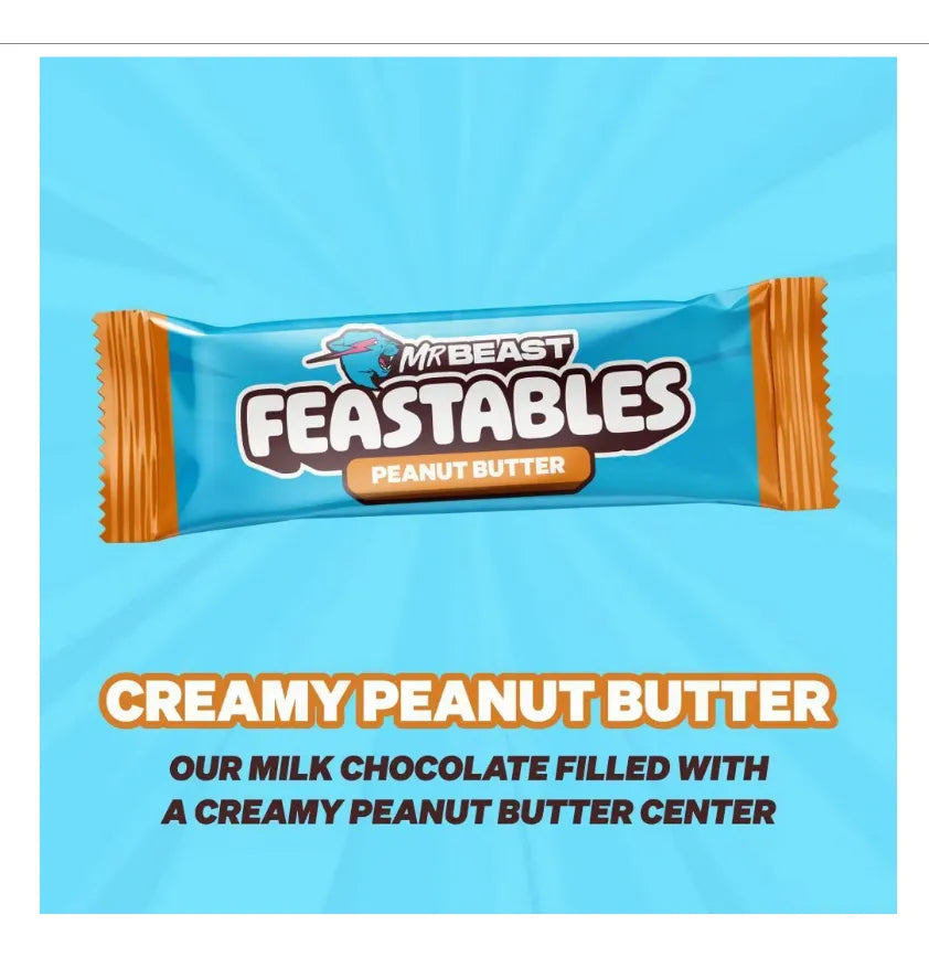 Mrbeast Feastables Paquete Variado Chocolates Feastables, 11.85 Oz/28ct
