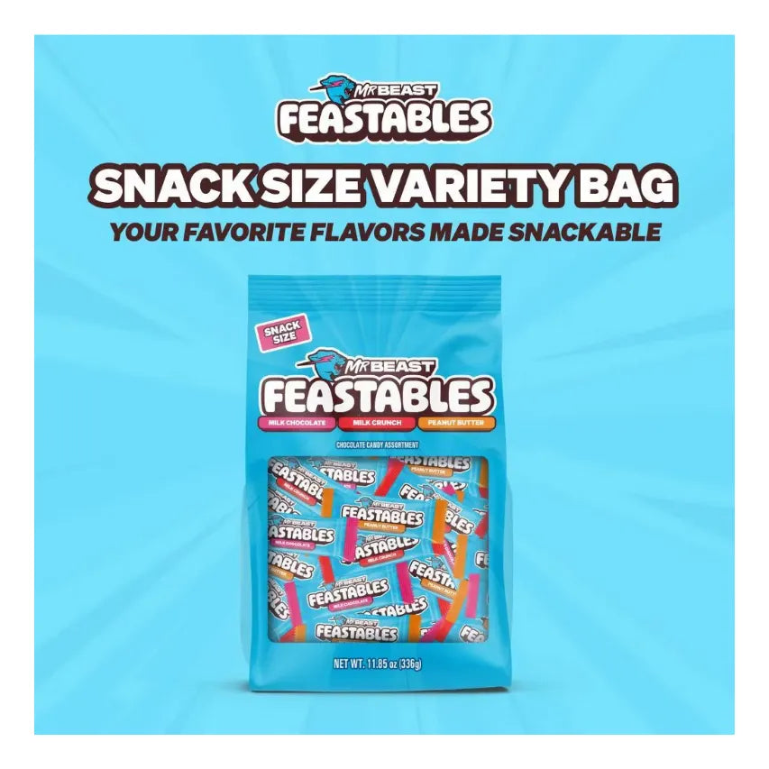 Mrbeast Feastables Paquete Variado Chocolates Feastables, 11.85 Oz/28ct