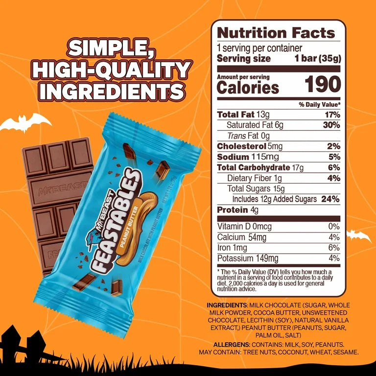 Feastables MrBeast 35g Peanut Butter